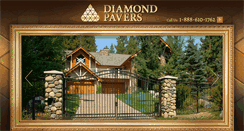 Desktop Screenshot of diamondpavers.com